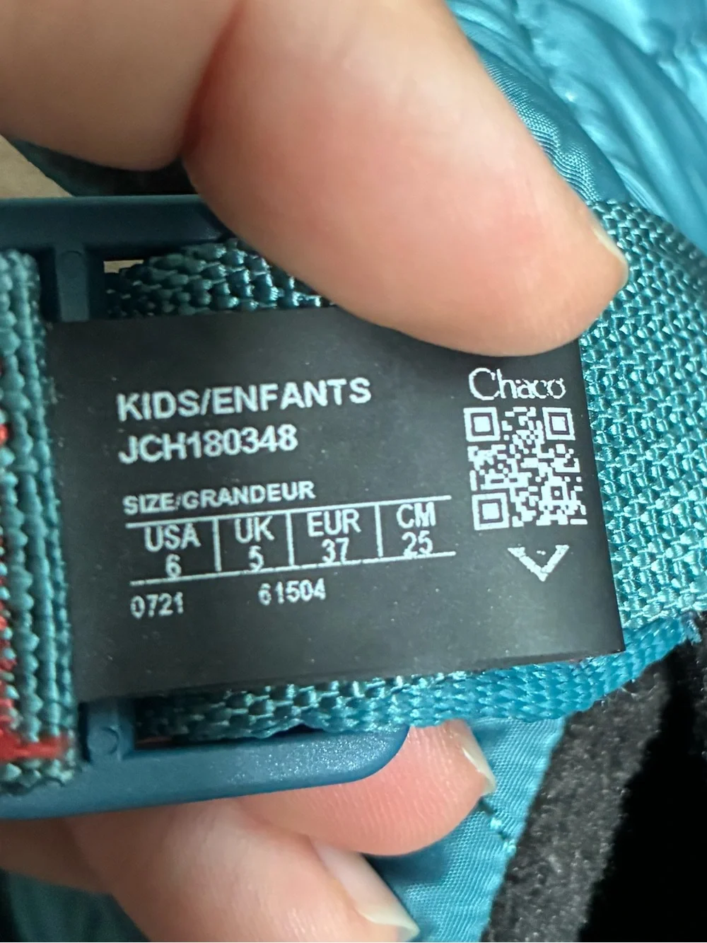 Chaco Glacier Blue Ramble Puff Snow Winter Lightweight Sneaker Bootie Kids Sz 6
